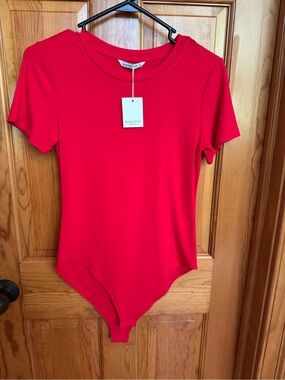Mango pop t shirt bodysuit NWT